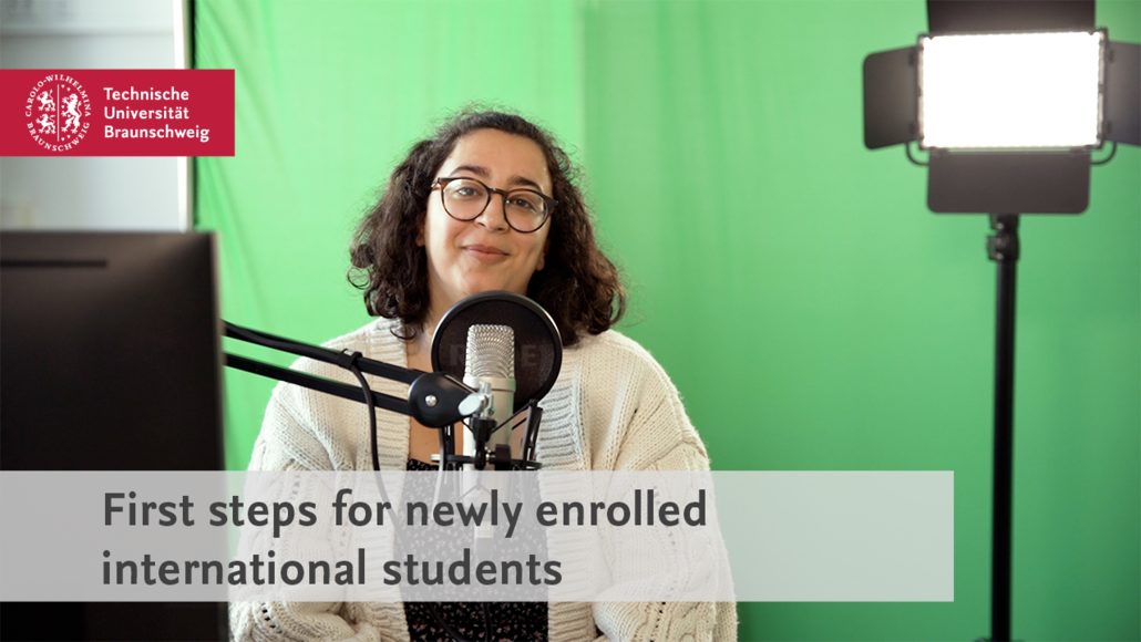 Thumbnail for the video "First steps for newly enrolled international students"