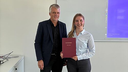 Erfolgreiche Masterarbeit von Sandra Behrens