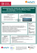 Poster vom Tag der Lehre: [Verknüpfung der Inhalte der Ingenieurmathematik mit Vorwissen und beruflicher Praxis]