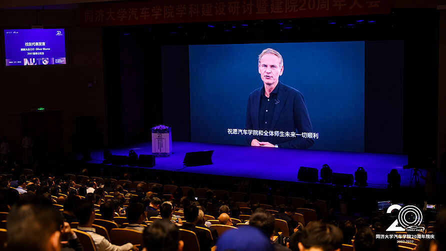NFF-Delegationsreise nach Shanghai im Oktober 2023: Videobotschaft Dr. Oliver Blume