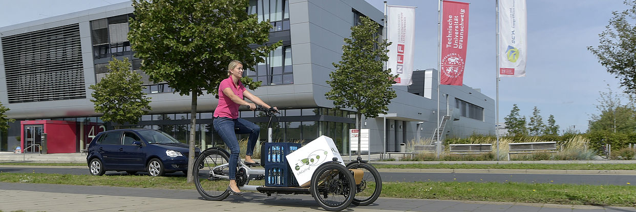 Forschungsprojekt zur Entwicklung und Nutzung von elektrischen Lastenrädern im NFF gestartet. 