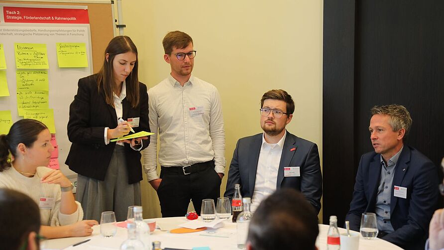 Workshop zur Stärkung des regionalen Batterie-Ökosystems am 7. November 2025 in Braunschweig: Workshopsituation