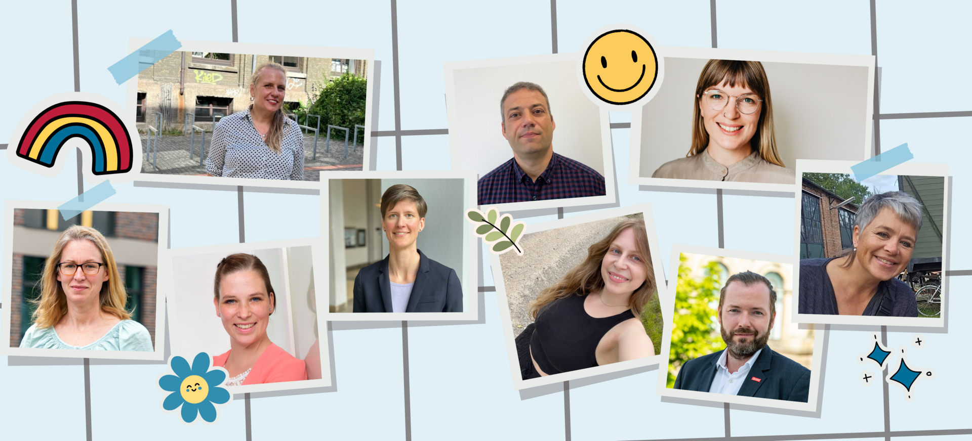 Bilder der Mitglieder der KfG als Collage