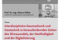 Antrittsvorlesung Prof. Marius Milatz