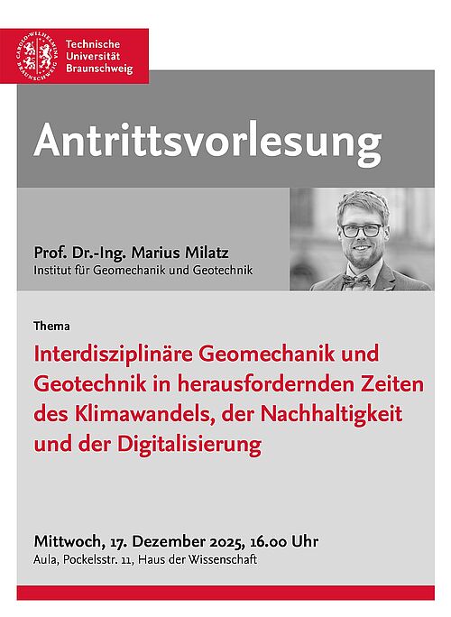Antrittsvorlesung Prof. Marius Milatz