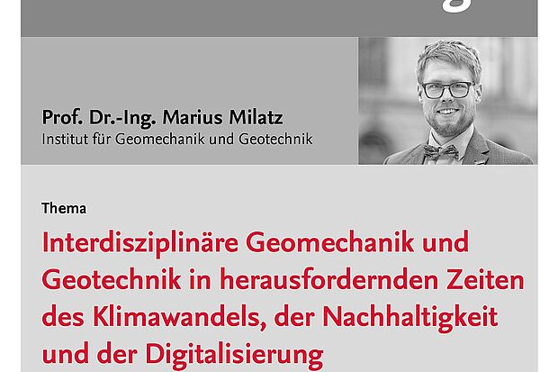 Antrittsvorlesung Prof. Marius Milatz
