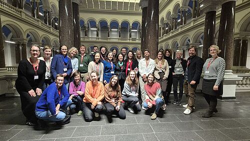 Zu sehen ist ein Gruppenbild mit den Teilnehmenden am Workshop LEPIA 