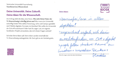 Foto zu dekorativem Zweck: Wissenskiosk im TU Altgebäude