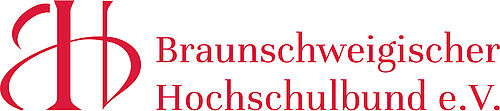 Roter Schriftzug Braunschweigischer Hochschulbund e.V.