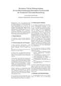 [Translate to English:] Besonderer Teil der Prüfungsordnung Master Informations-Systemtechnik vom 24. März 2010