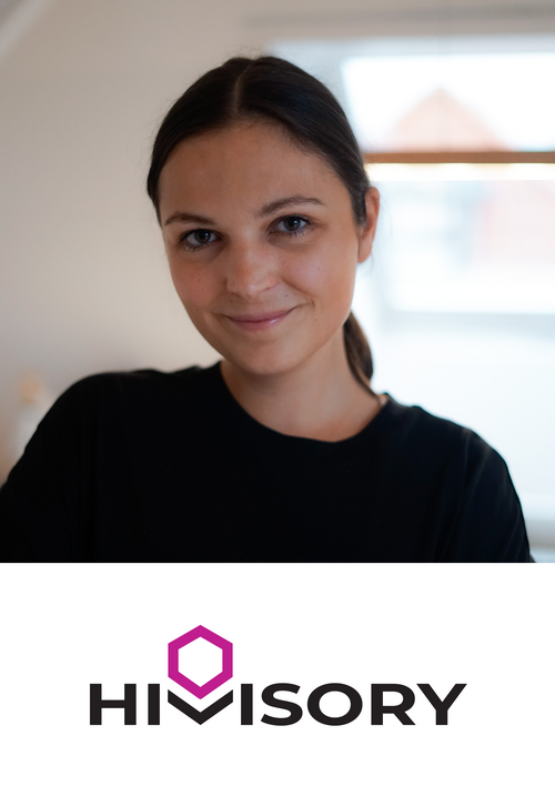 Foto der Mentorin Sophia Schneeweis mit Logo ihres Unternehmens Hivisory
