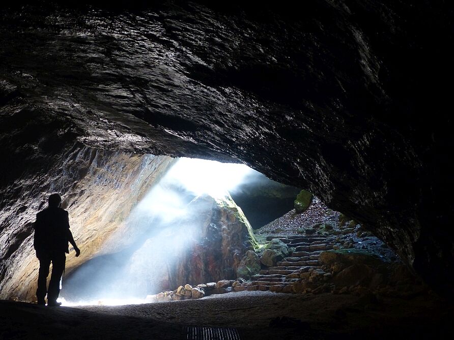 Die Einhornhöhle, Blaue Grotte