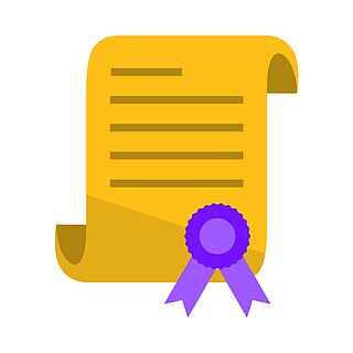 Icon zeigt Verträge rund um Patentverwertung