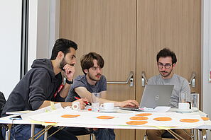 Gruppenarbeit 2 bei der Summer School