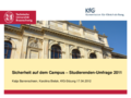Ergebnisse der Studierenden Umfrage 2011