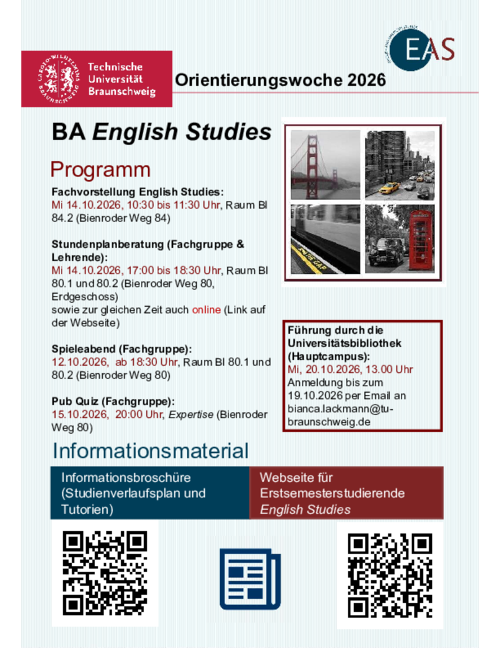 Poster Orientierungswoche WiSe 26/27