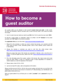 How to become a guest auditor at the TU Braunschweig?
