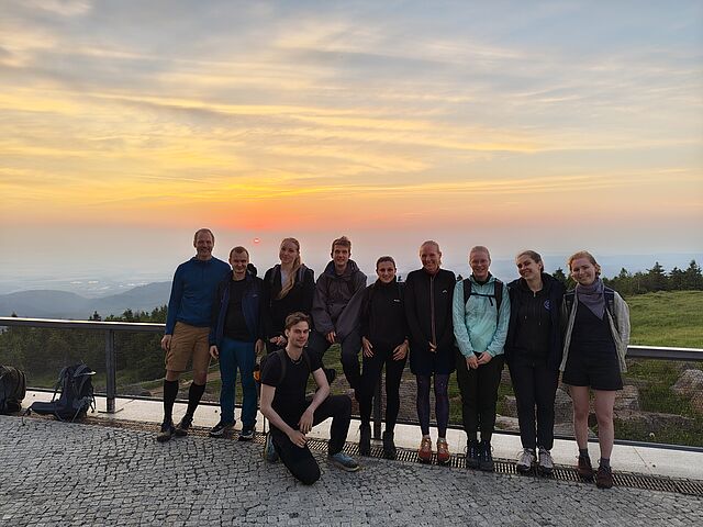 Brockenwanderung Gruppenbild