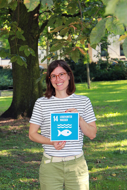 Dr. Marta Perez-Rodriguez hält SDG 14