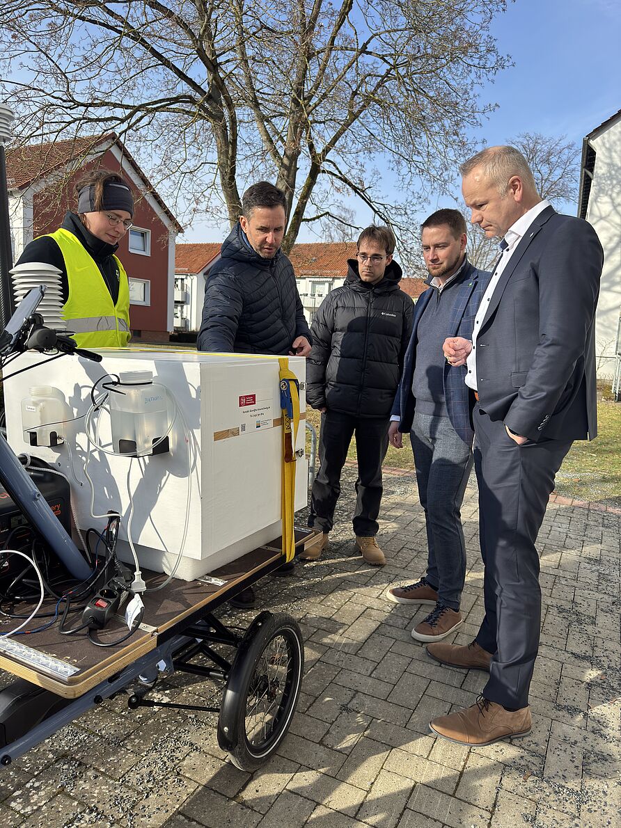 Messung Nibelungenwohnung Messrad 1