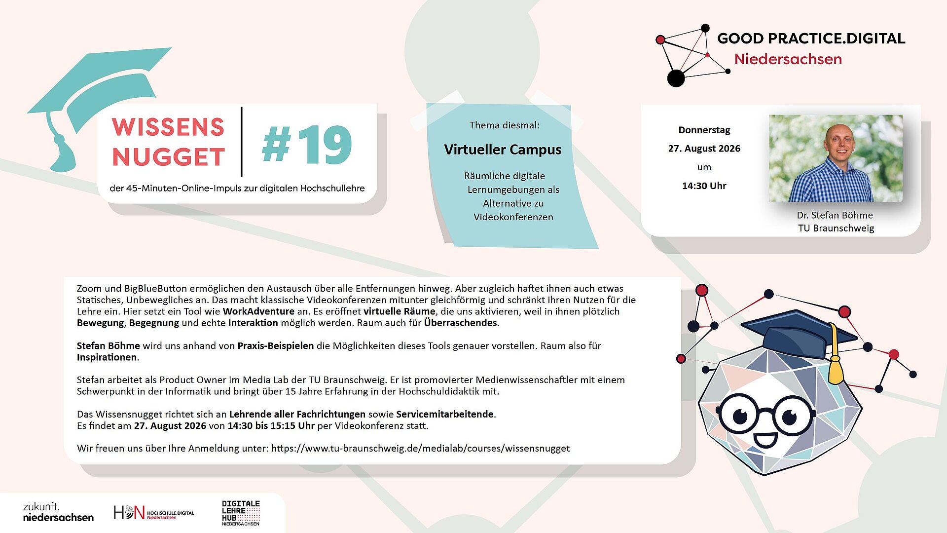 Infografik zur Bewerbung des Wissensnugget #19