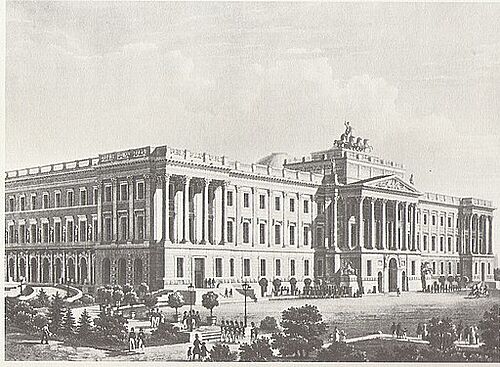 Braunschweiger Schloss um 1840