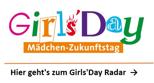 Logo Girls'Day mit Link zum Radar