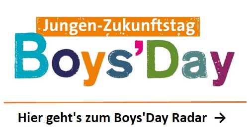 Logo Boys'Day mit Link zum Radar