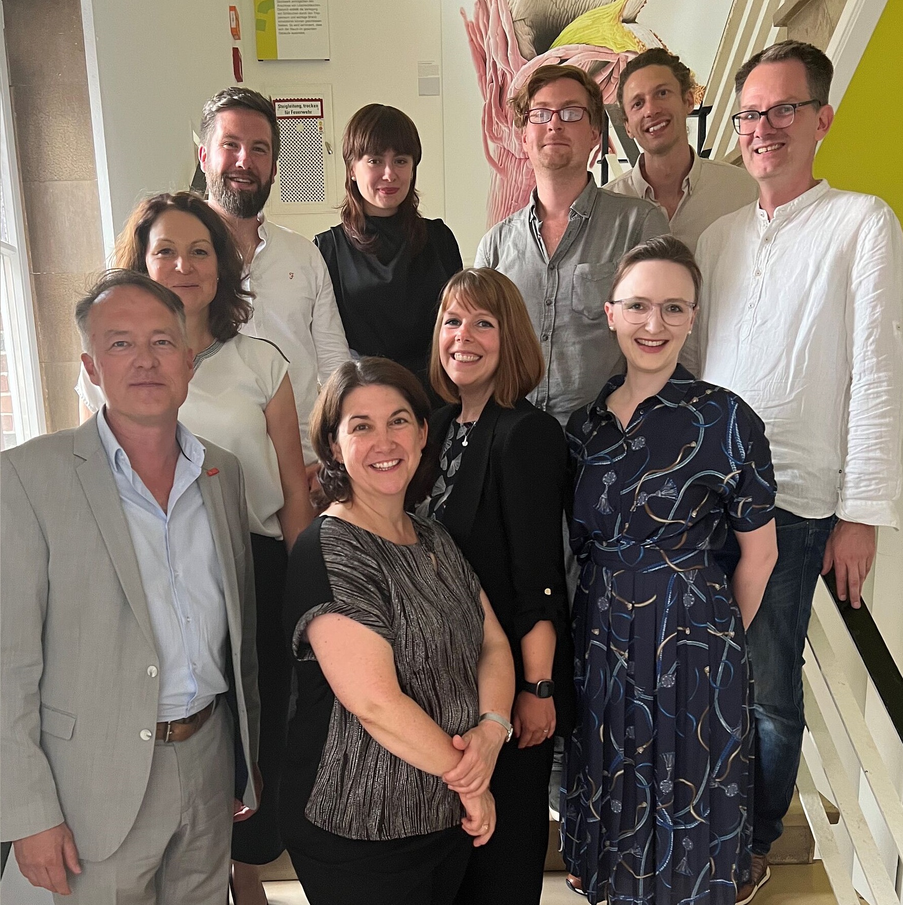Gruppenfoto des Teams der Abteilung Neuere deutsche Literatur der TU Braunschweig