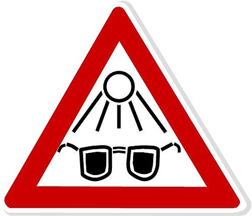 Logo des Projektes Risikobewertung von Sichtbehinderungen durch niedrige Sonnenstände für das Verkehrswegenetz