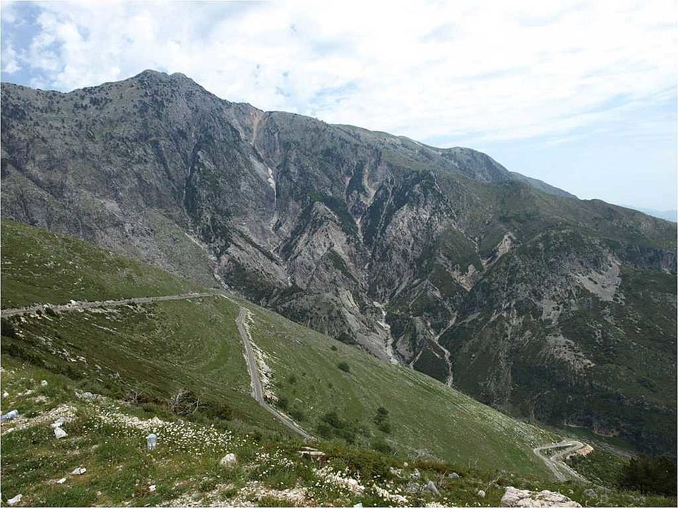Südhang des Llogara-Passes