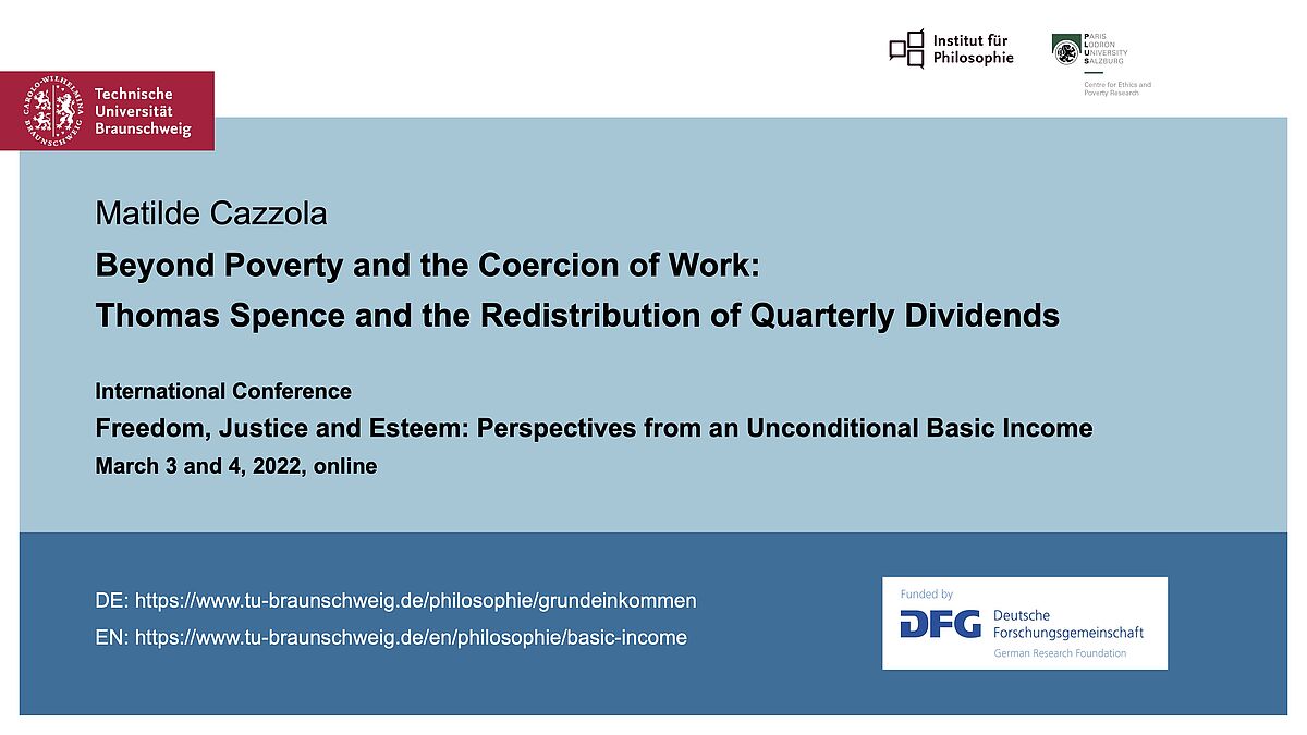 Matilde Cazzola - Beyond Poverty and the Coercion of Work: Thomas Spence and the Redistribution of Quarterly Dividends