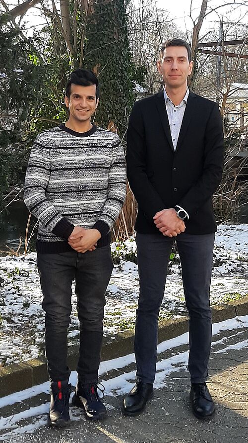 Picture of Prof. Terörde and Abbas Mehraban