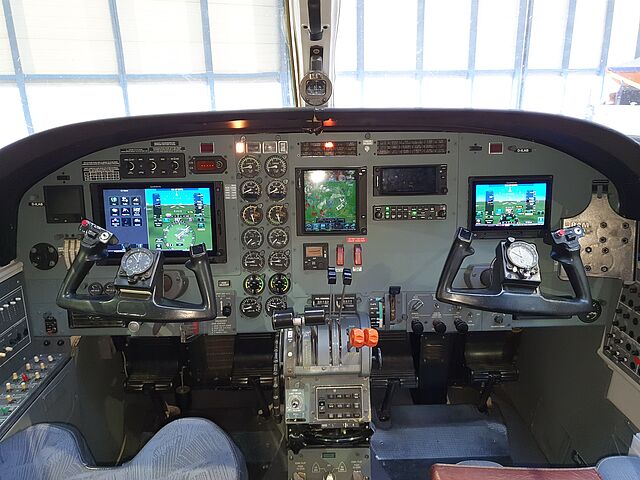 Cockpit der D-ILAB